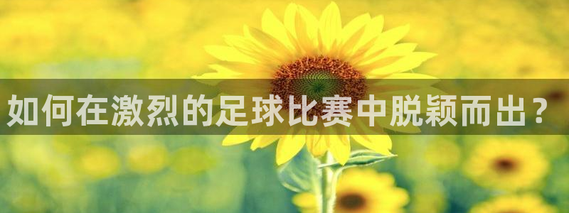 如何在激烈的足球比赛中脱颖而出？